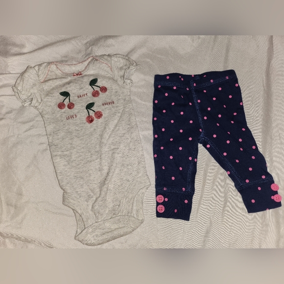 Bundle 11 PC Set Lot Newborn Infant Clothes Mix and Match Size 0 $20 - Picture 5 of 6